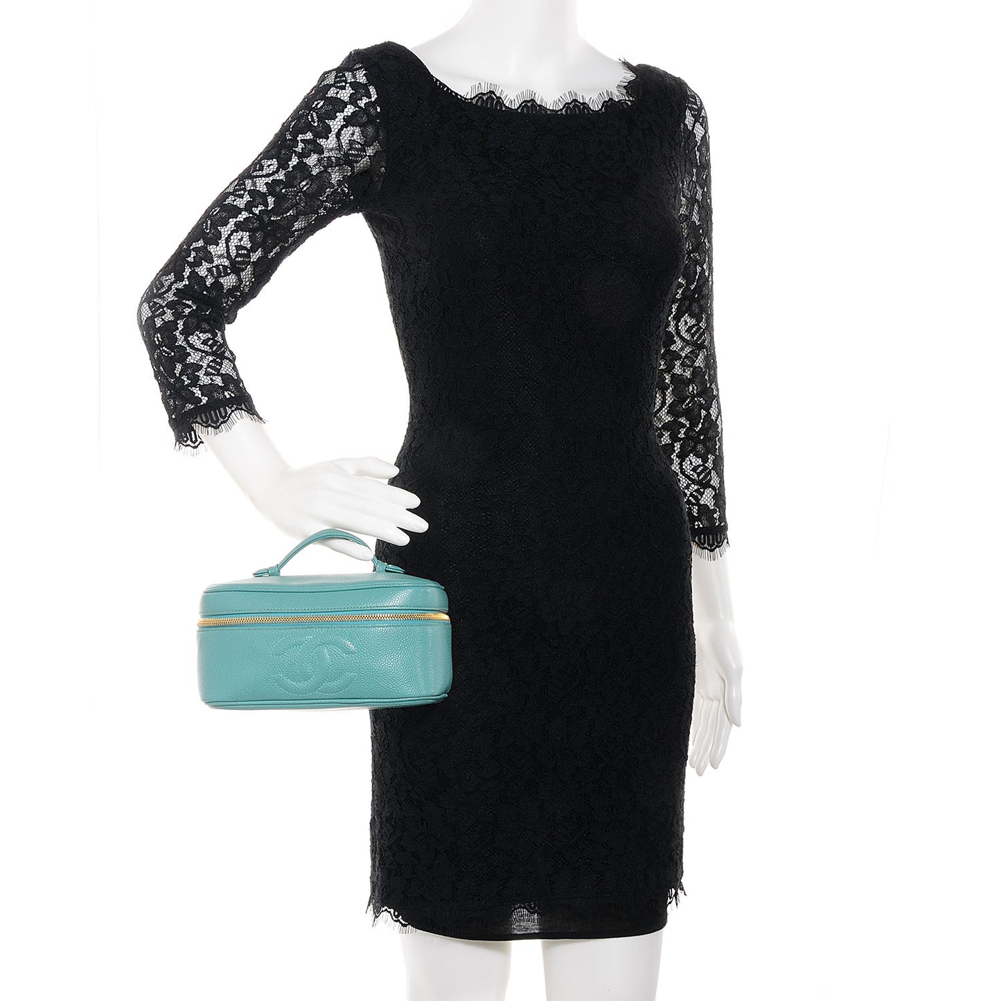 Caviar Vanity Cosmetic Bag Green