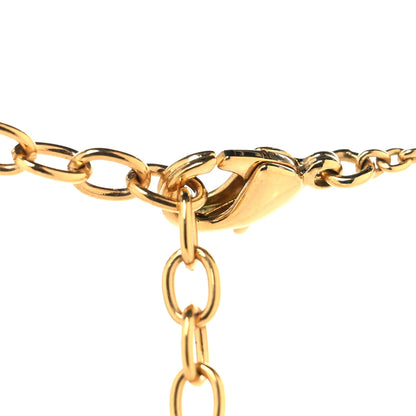 Louis Vuitton Pearl LV Floragram Necklace Gold 4 of 6