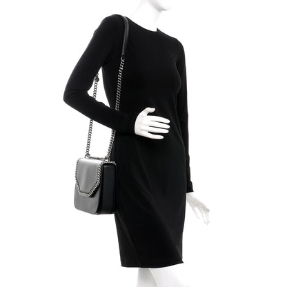 Stella McCartney Eco Alter Nappa Falabella Box Shoulder Bag Black 2 of 9