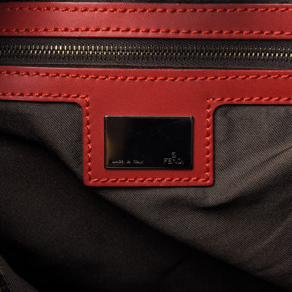 Fendi Zucca Shoulder Bag Tobacco Red 8 of 9