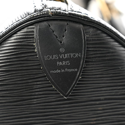 Louis Vuitton Epi Keepall 50 Black 6 of 17