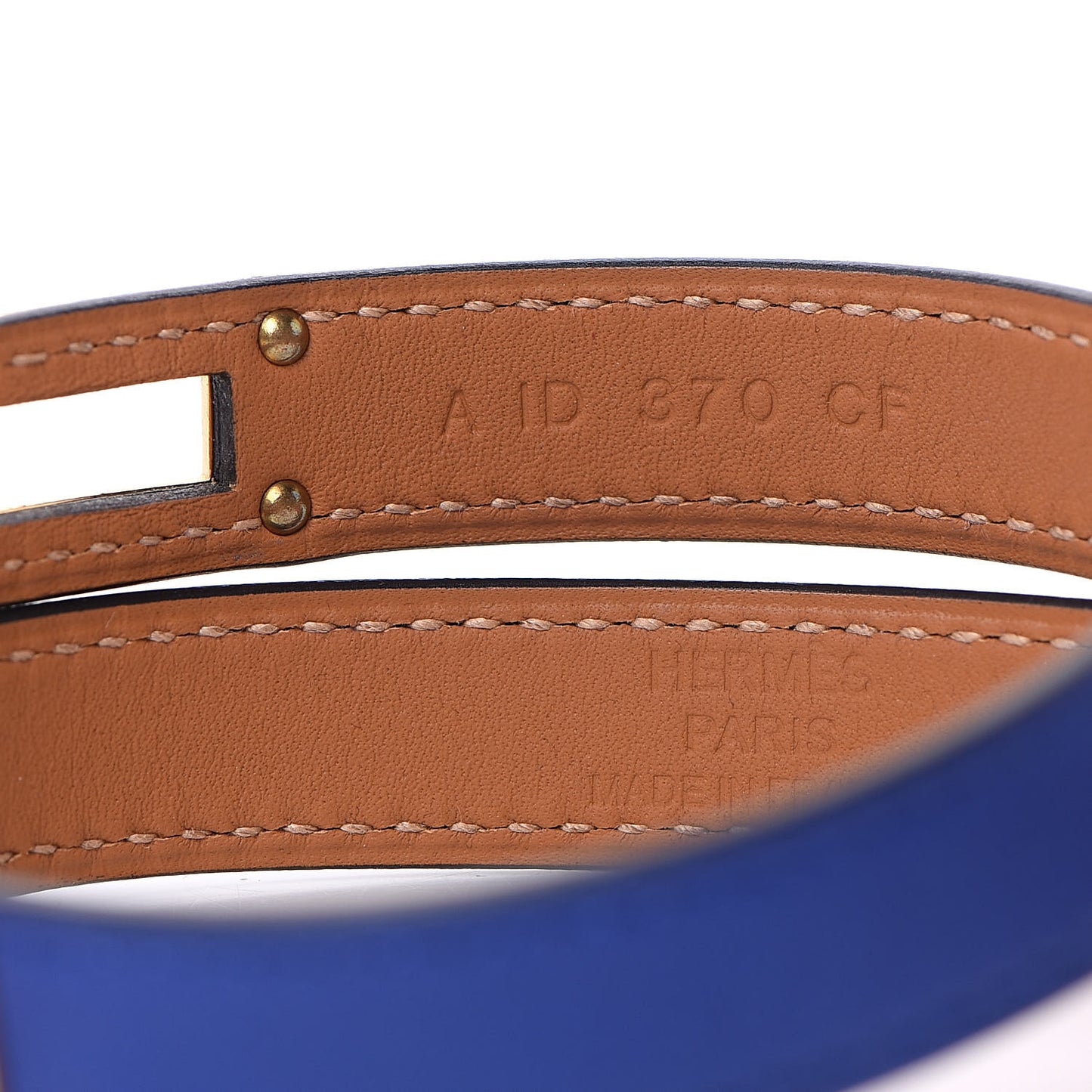 Swift Kelly Double Tour Bracelet T2 Bleu Electric