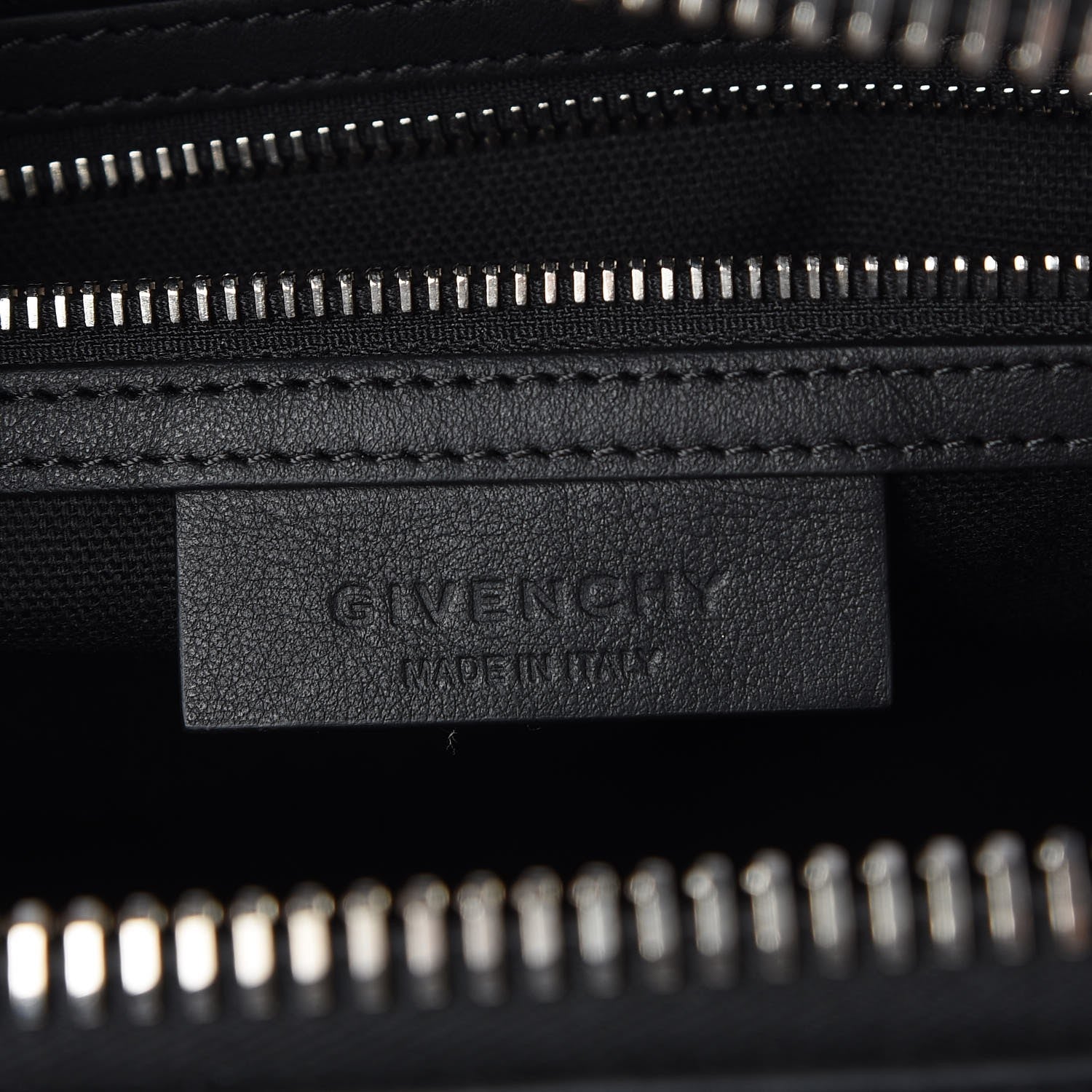 Givenchy Calfskin Suede Small Studded Chevron Antigona Black 6 of 7