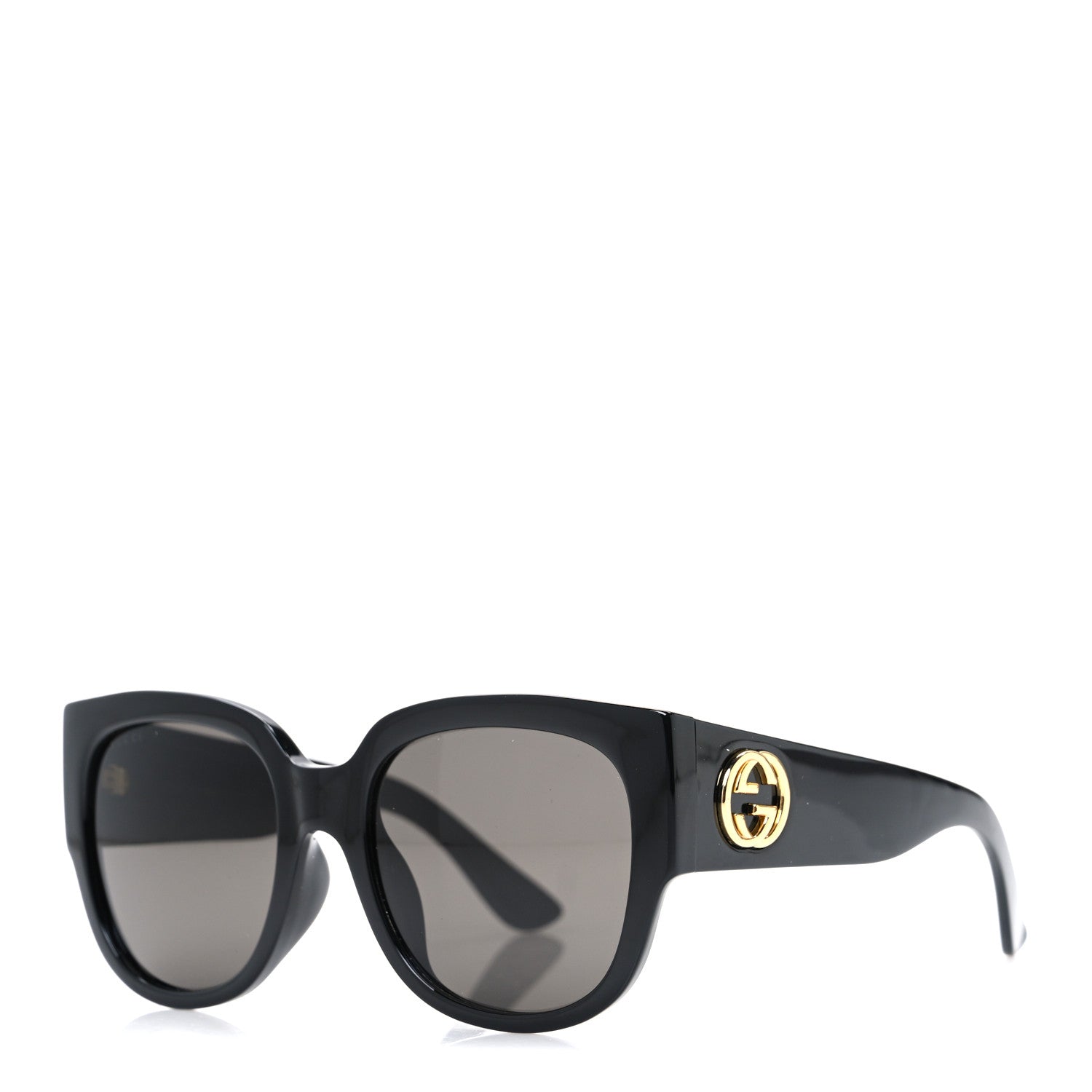 Gucci Acetate Square Frame Sunglasses GG0142SA Black 1 of 8