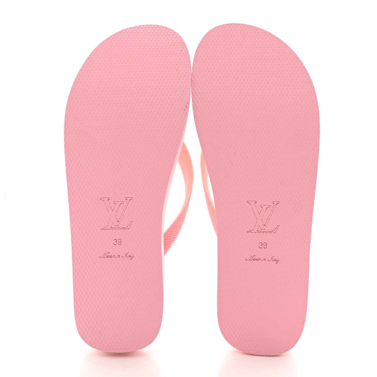 Louis Vuitton Rubber Arcade Flat Thong Sandals 39 Rose 5 of 7