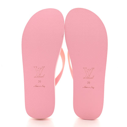 Louis Vuitton Rubber Arcade Flat Thong Sandals 39 Rose 5 of 7