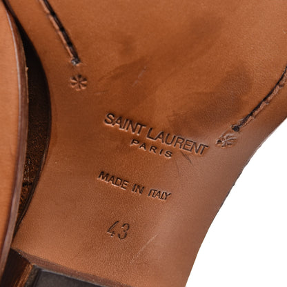 Saint Laurent Suede Lukas Ankle Boots 43 Nut 6 of 8