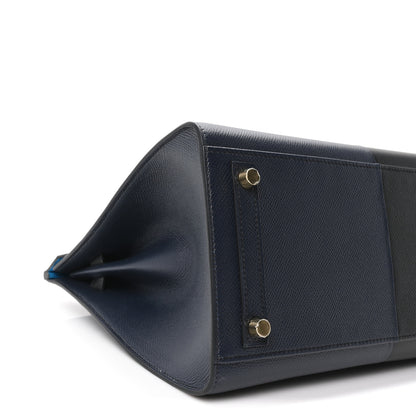 Hermes Epsom Casaque Birkin Sellier 30 Bleu Indigo Black Bleu Frida 9 of 11