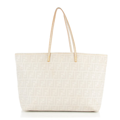 Fendi Zucca Spalmati Roll Tote White 1 of 8