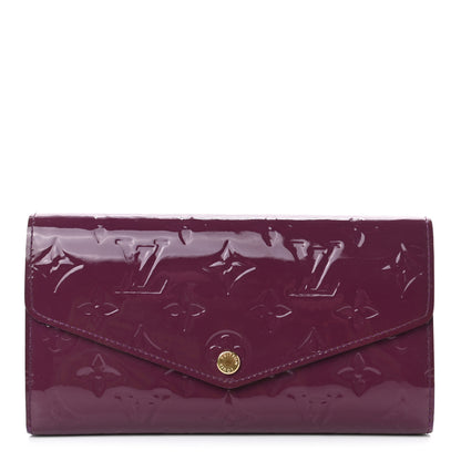 Louis Vuitton Vernis Sarah Wallet NM Amethyste 1 of 4