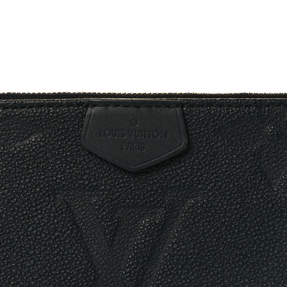 Louis Vuitton Empreinte Monogram Giant Multi Pochette Accessories Mini Pochette Black 5 of 7