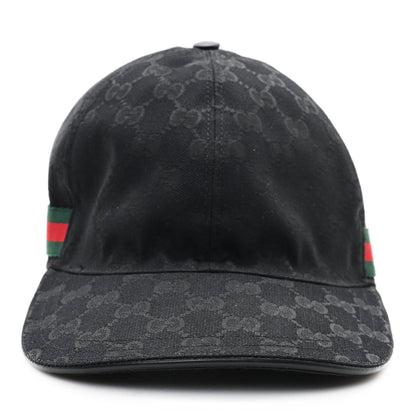 Gucci Monogram Web Baseball Hat XL Black 3 of 10