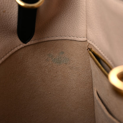 Louis Vuitton Calfskin Monogram On My Side MM Laurier Green Toffee Latte Beige 13 of 21