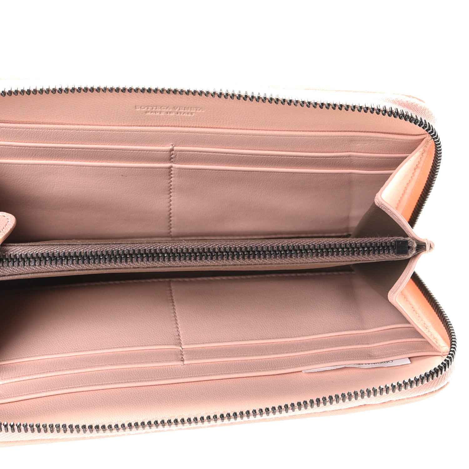 Bottega Veneta Nappa Intrecciato Ayers Zip Around Wallet Flamingo 6 of 13