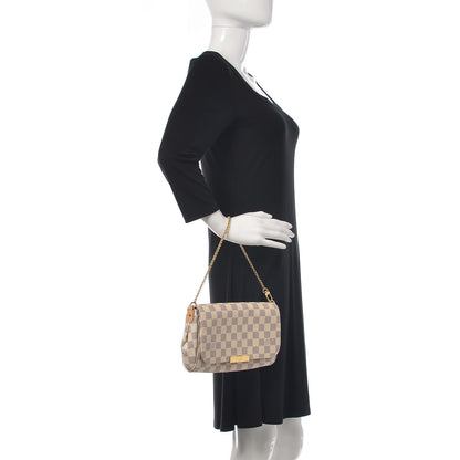 Louis Vuitton Damier Azur Favorite MM 2 of 10