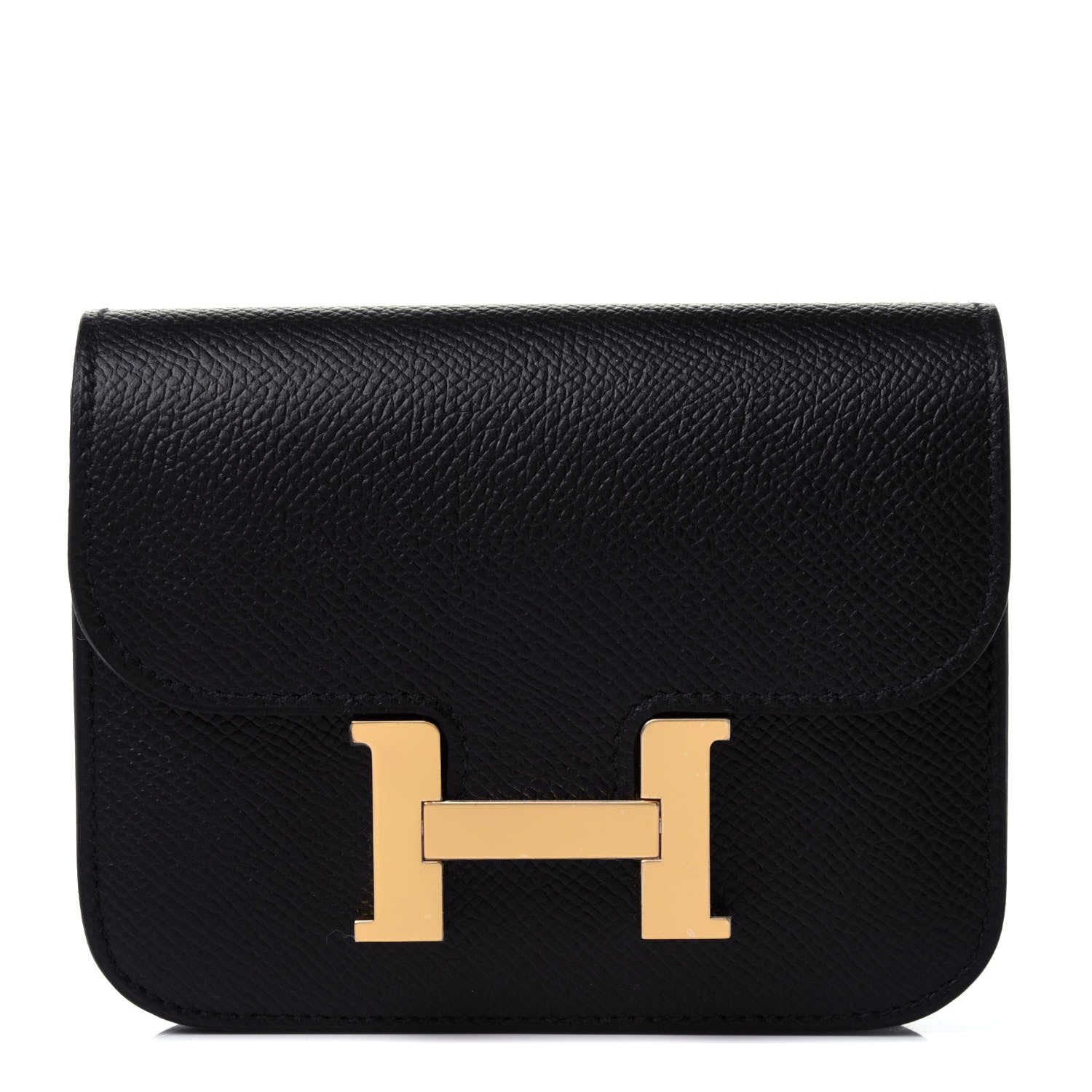 Hermes Epsom Constance Slim Wallet Black 2 of 5