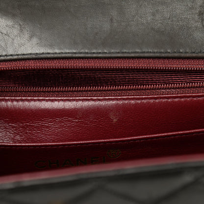 Chanel Lambskin Quilted Jumbo Single Flap Black 11 of 16