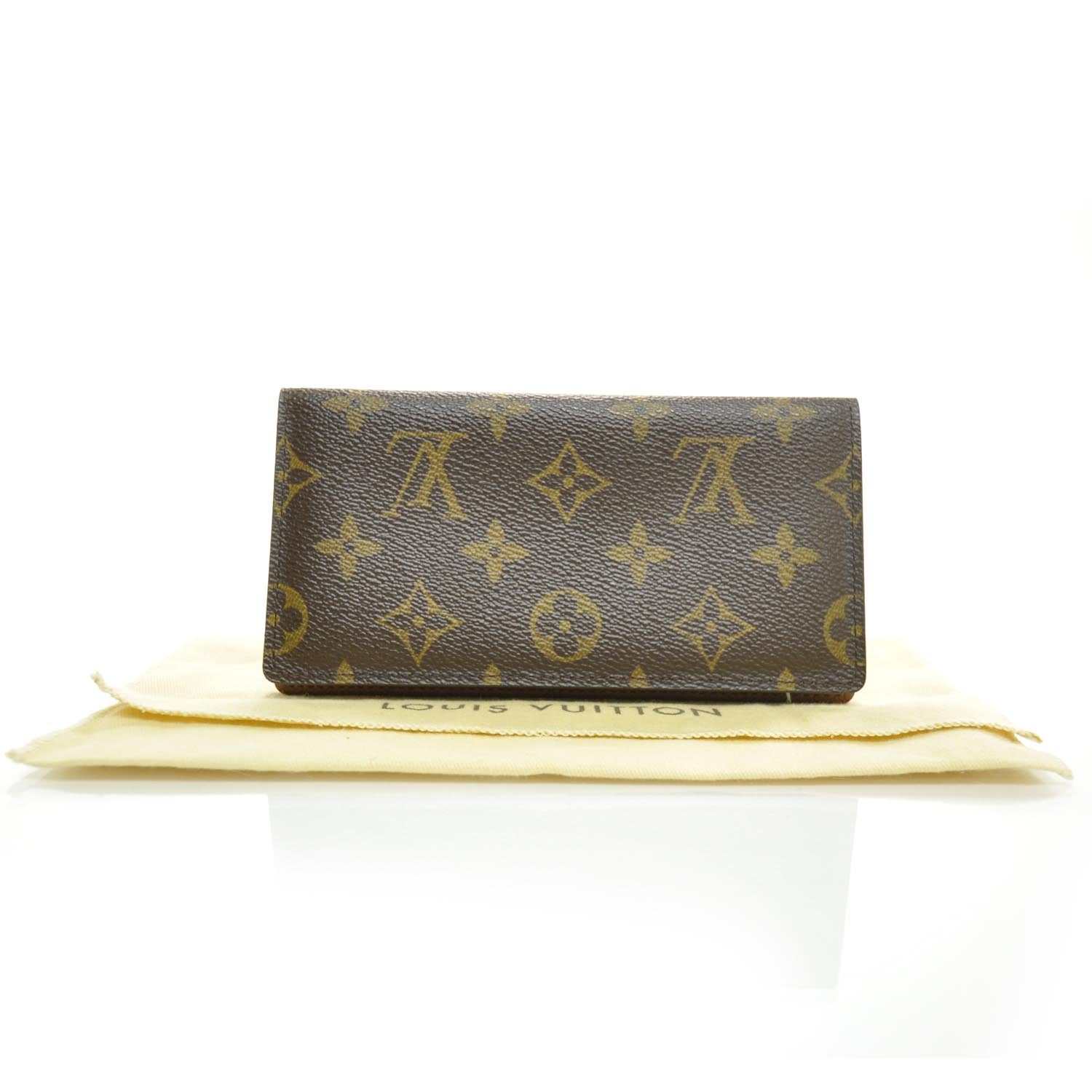 Louis Vuitton Monogram Simple Checkbook Holder Wallet 3 of 8