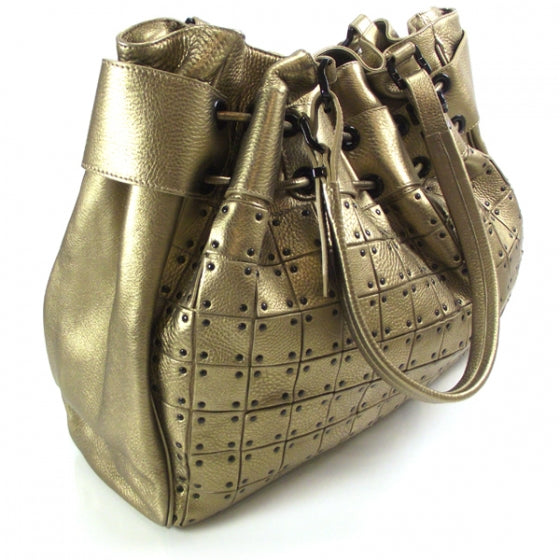Prorsum Leather Large Studded Warrior Gold