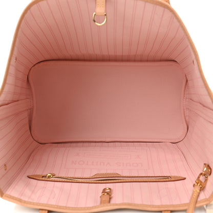 Louis Vuitton Damier Azur Neo Neverfull MM Rose Ballerine 6 of 11