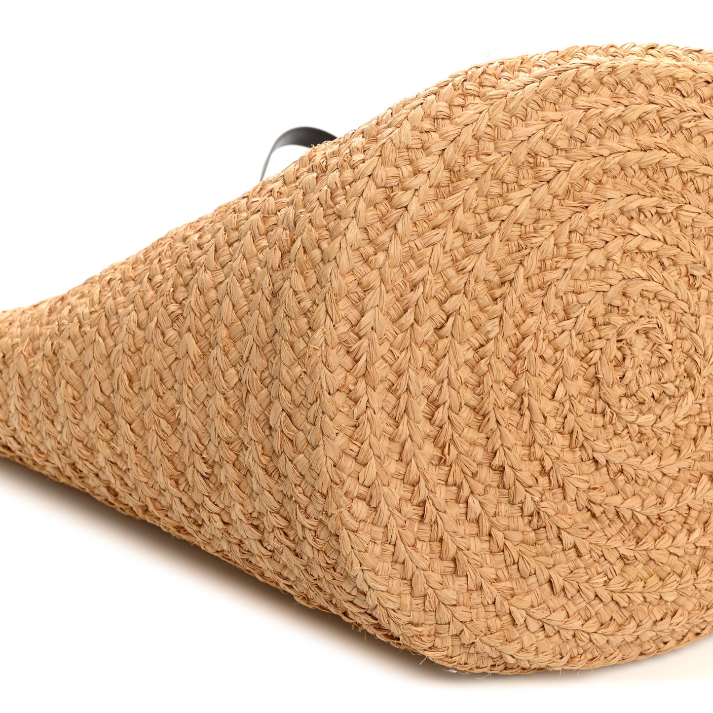 Raffia Calfskin Medium Panier Tote