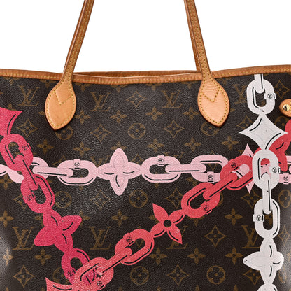 Louis Vuitton Monogram Bay Neverfull MM Rose Ballerine Poppy 8 of 14