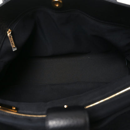 Chanel Calfskin Cerf Executive Shopper Tote Black 5 of 10