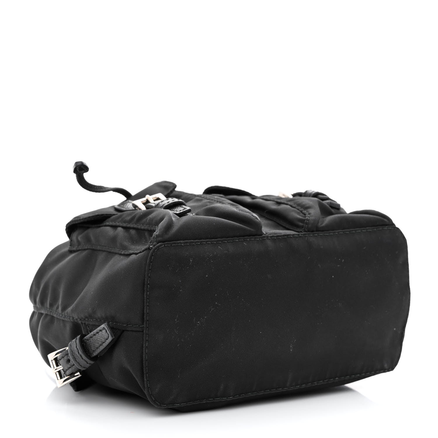 Prada Nylon Vela Mini Crossbody Backpack Black 4 of 14