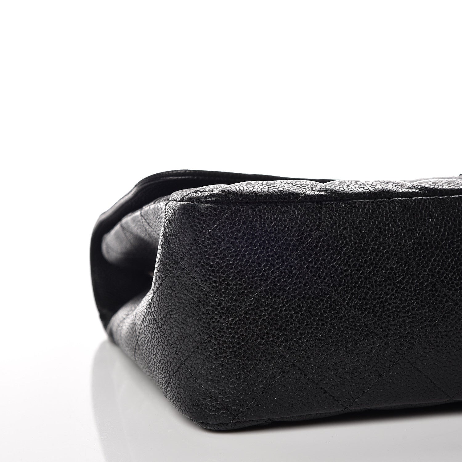 Chanel Caviar Quilted Jumbo Single Flap Black 5 of 10