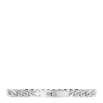 Hermes Sterling Silver TPM Kelly Gourmette Bracelet SH 1 of 4
