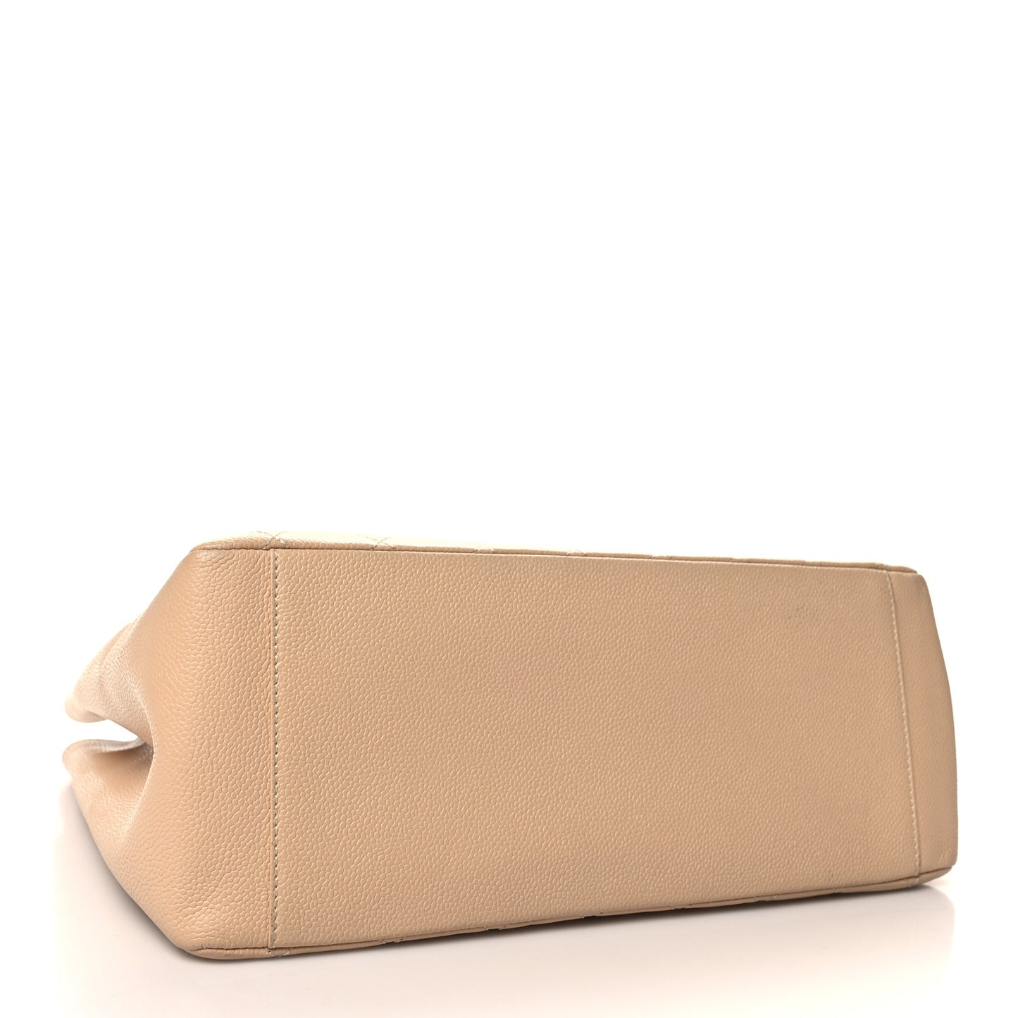 Caviar Quilted Grand Shopping Tote GST Beige Clair