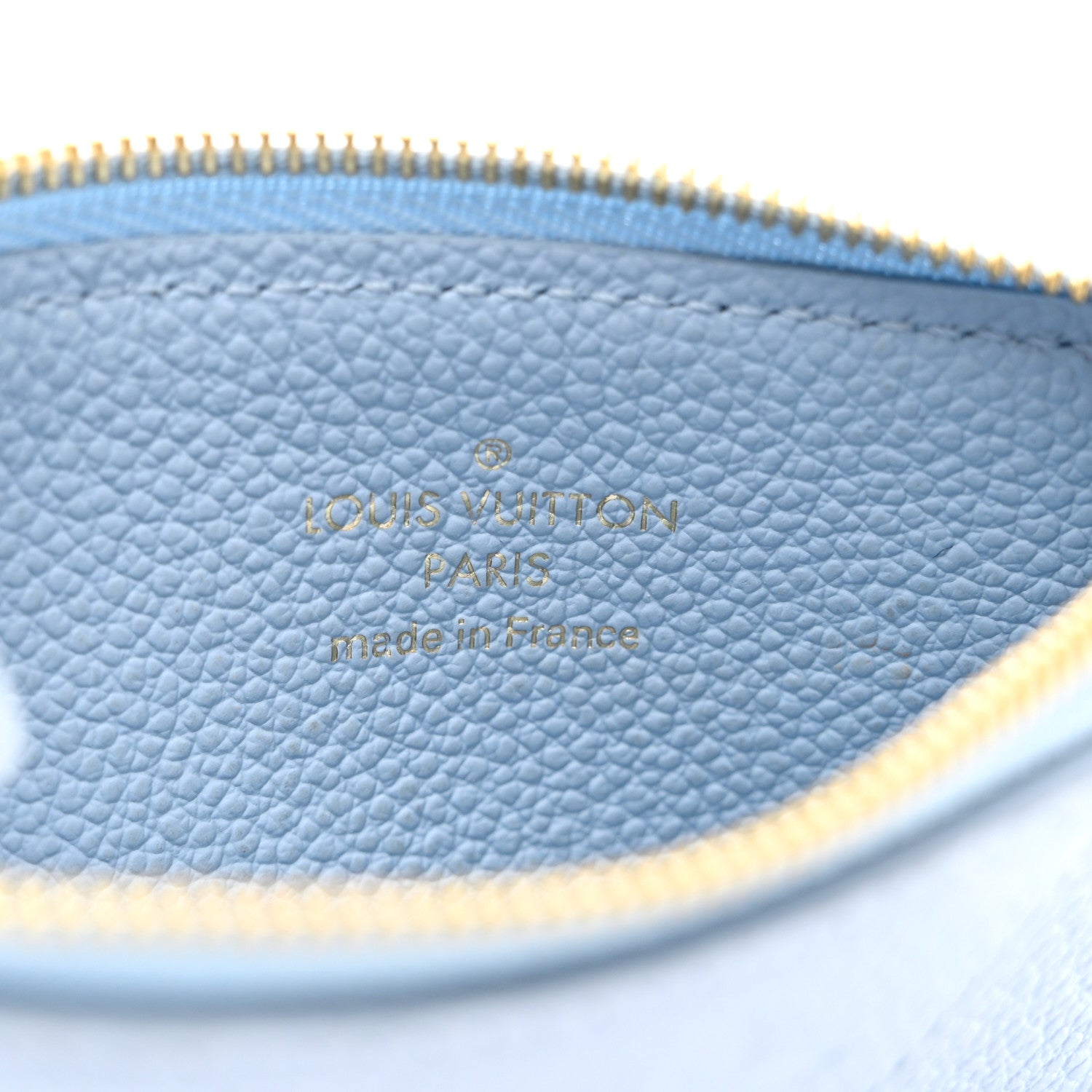 Louis Vuitton Empreinte Monogram Zipped Romy Card Holder Bleu Nuage 6 of 7