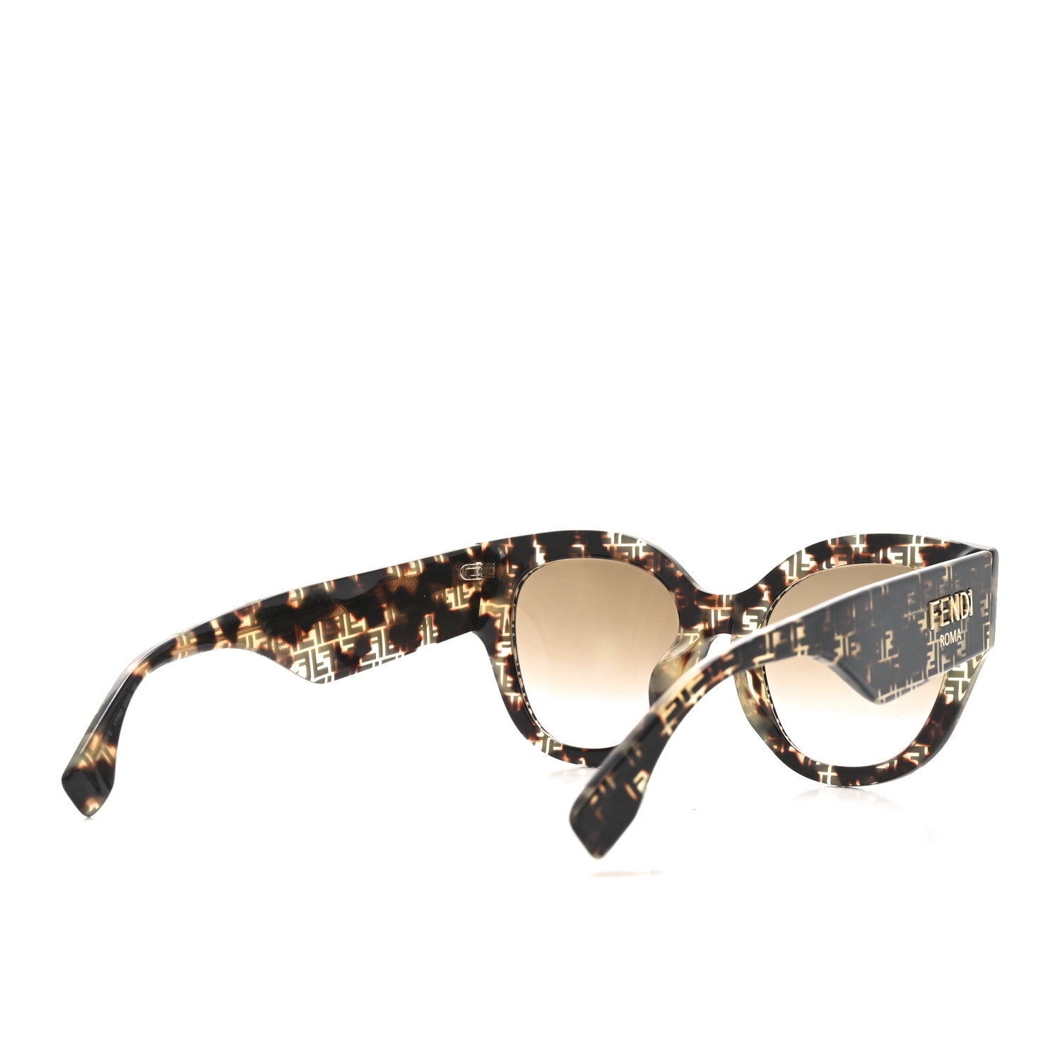 Fendi Acetate FF 53mm Sunglasses 0452/F/S Tortoise 4 of 7