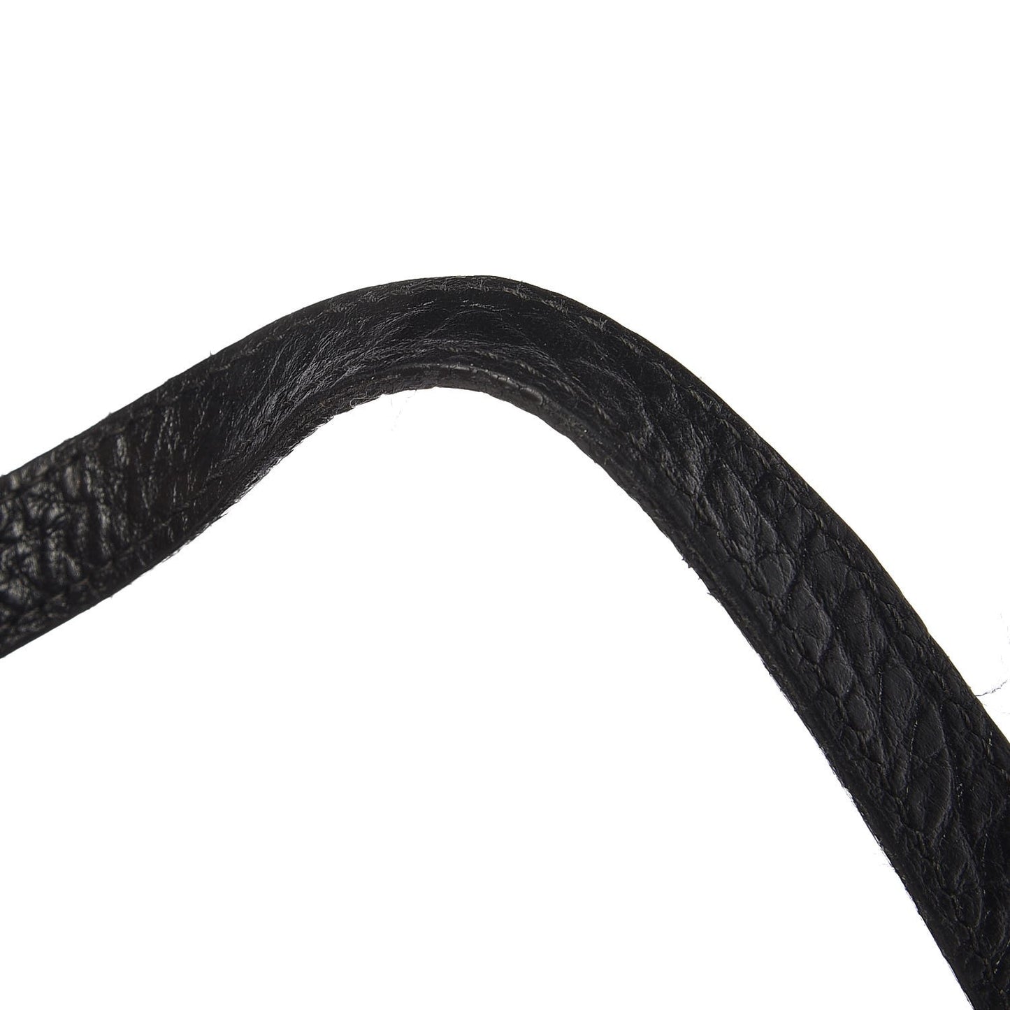 Signature Grain Calfskin Check Embossed Small Canterbury Tote Black