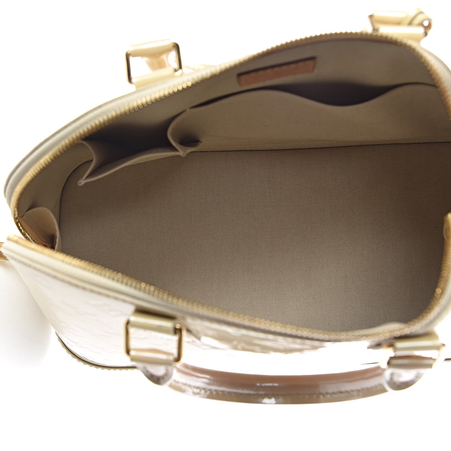 Louis Vuitton Vernis Alma PM Blanc Corail 5 of 14