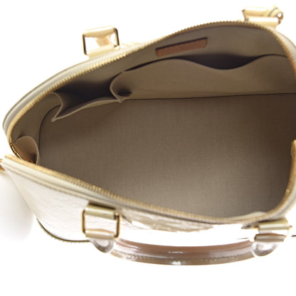 Louis Vuitton Vernis Alma PM Blanc Corail 5 of 14