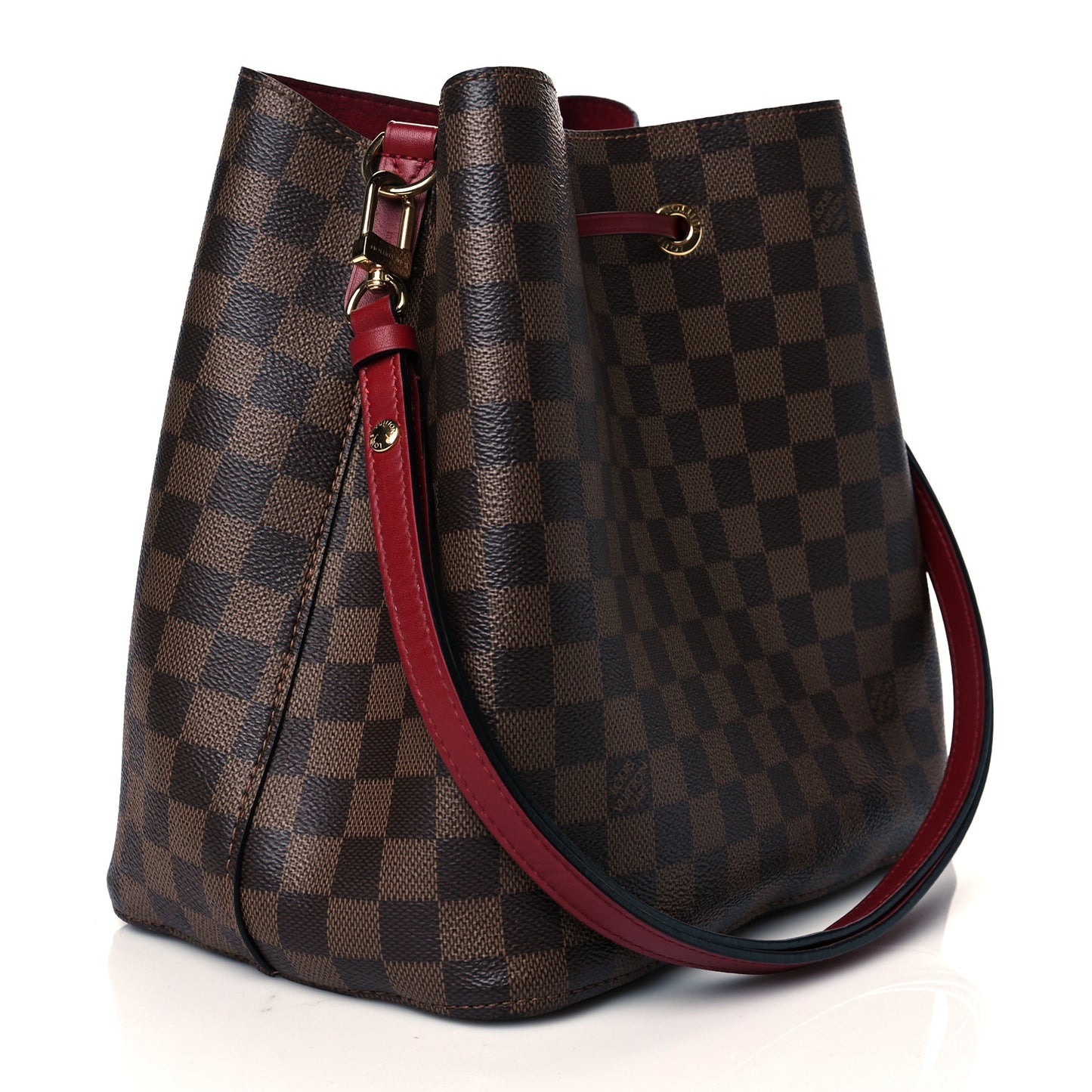 Damier Ebene Neonoe MM Cherry Berry