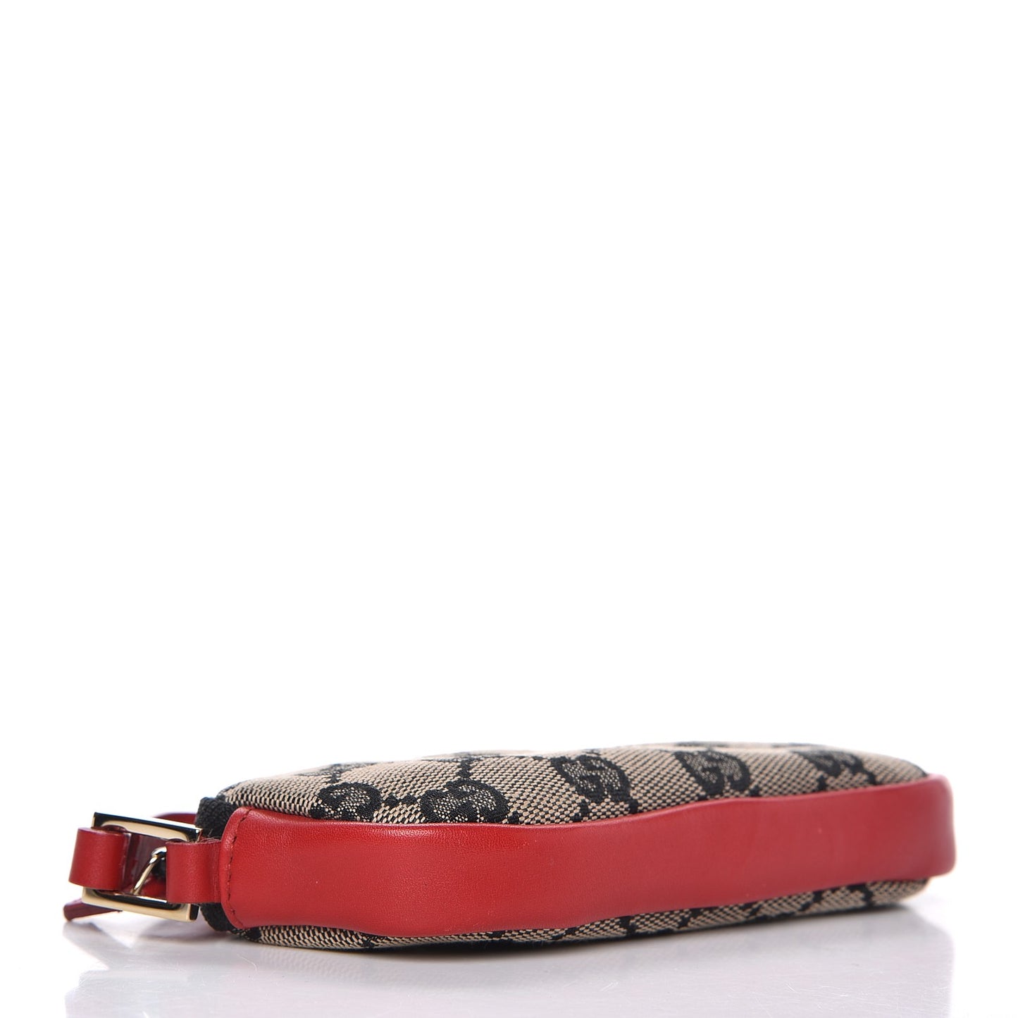 Monogram Small Cosmetic Case Red Black