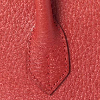 Hermes Ardennes Birkin 35 Rouge Vif 11 of 29