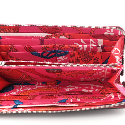 Hermes Epsom Silk'In Wallet Rouge H 5 of 8