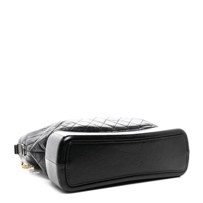 Chanel Aged Calfskin Quilted Maxi Gabrielle Hobo Black 4 of 15