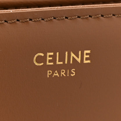 Celine Shiny Calfskin Medium Triomphe Bronze 7 of 12