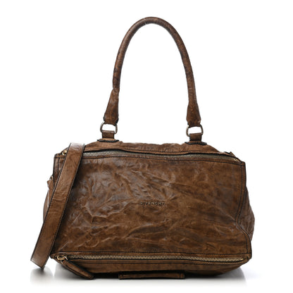 Givenchy Tumbled Sheepskin Large Pandora Brown 1 of 13