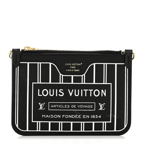 Calfskin Neverfull Inside Out BB Pochette Black