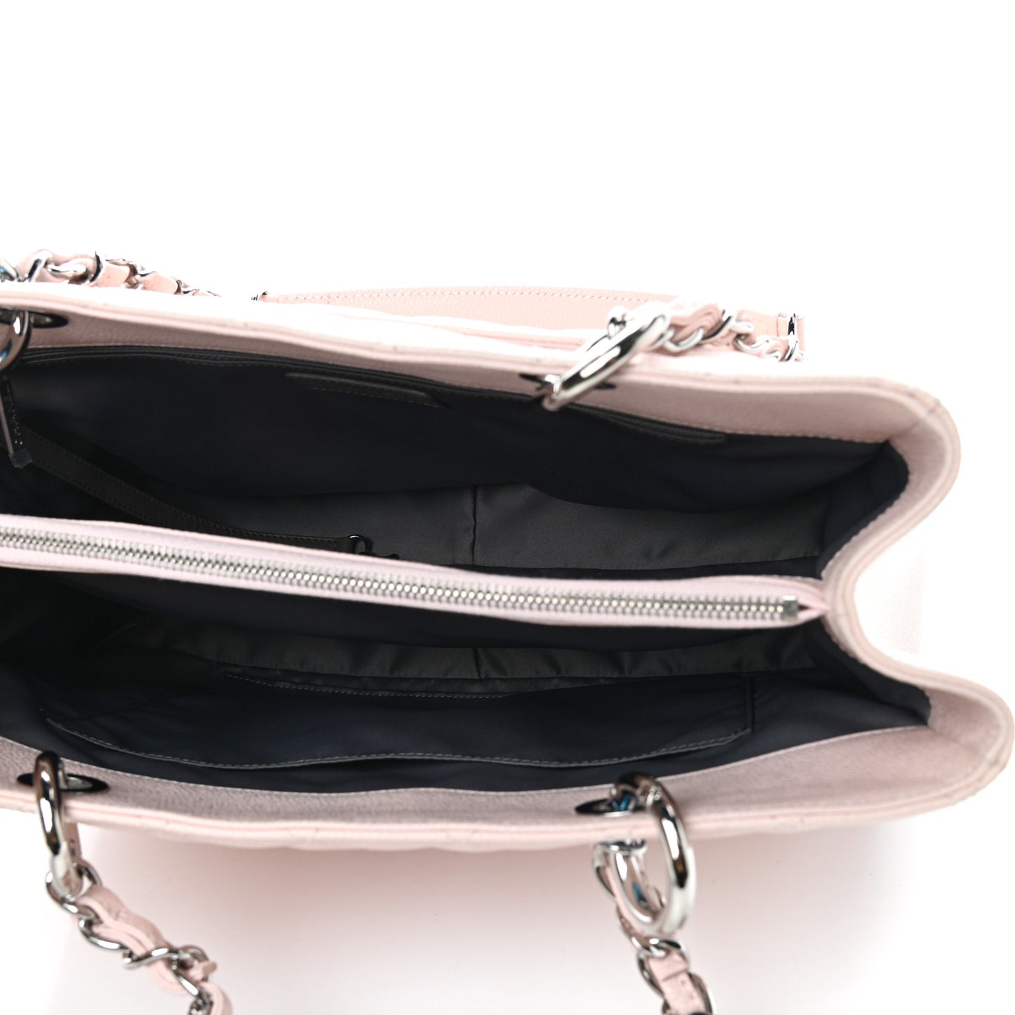 Caviar Quilted Grand Shopping Tote GST Light Pink