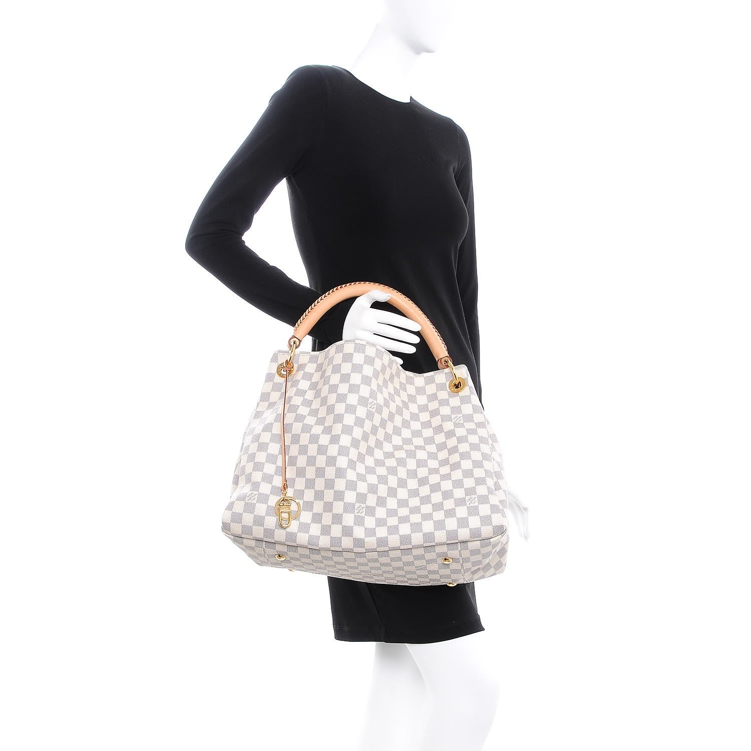 Louis Vuitton Damier Azur Artsy MM 2 of 9