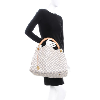 Louis Vuitton Damier Azur Artsy MM 2 of 9