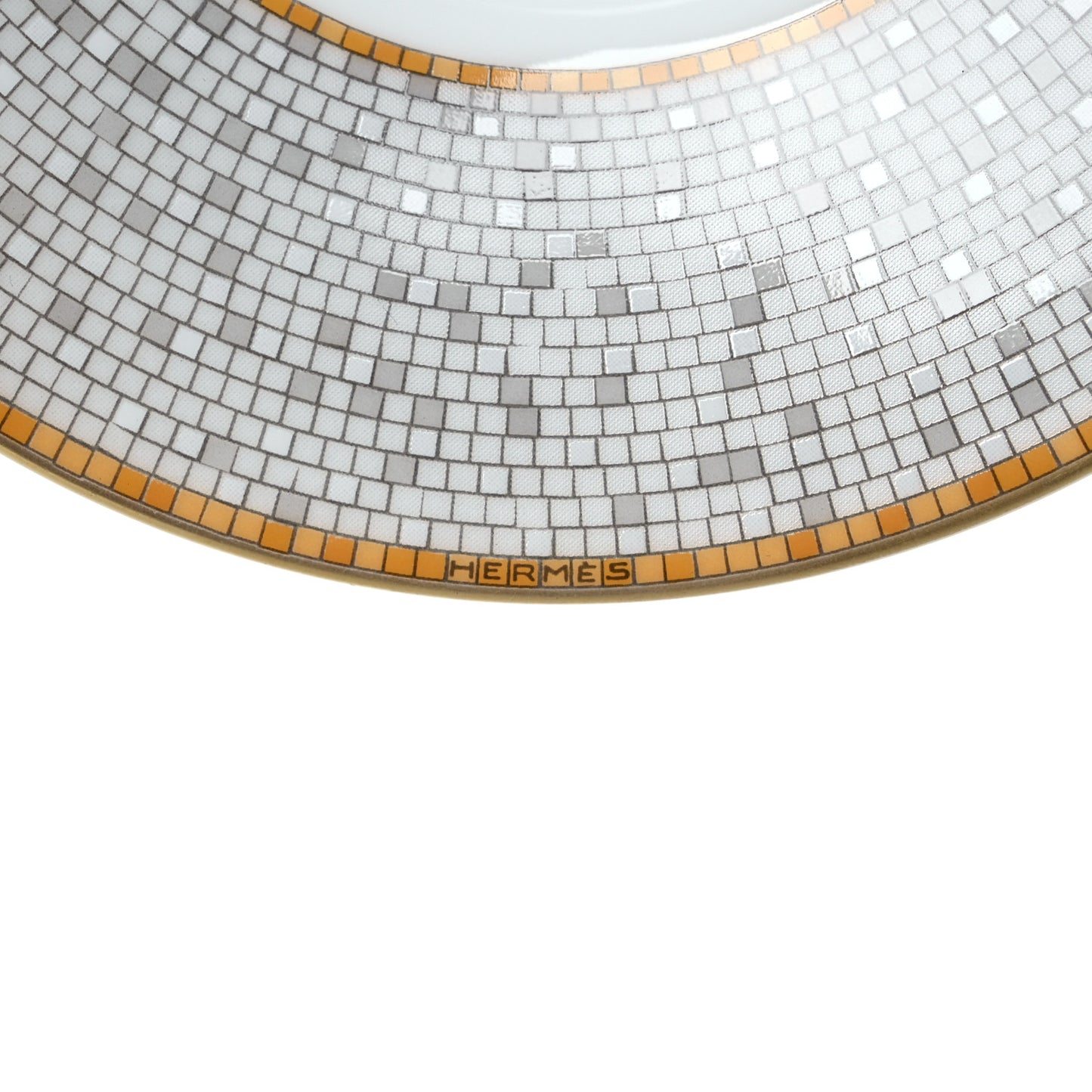 Porcelain Mosaique Au 24 Gold Coffee Cup and Saucer