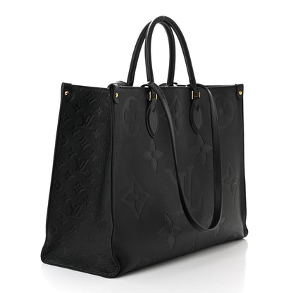 Louis Vuitton Empreinte Monogram Giant Onthego GM Black 3 of 10