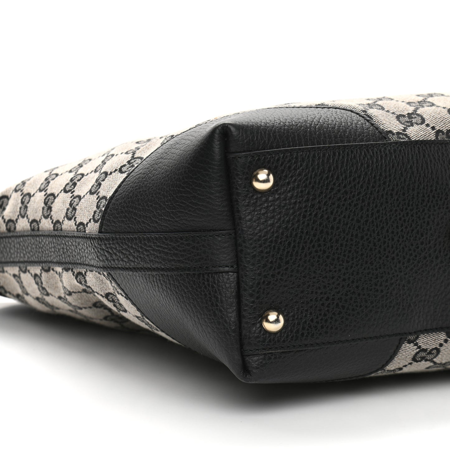 Monogram Large Bucket Tote Black